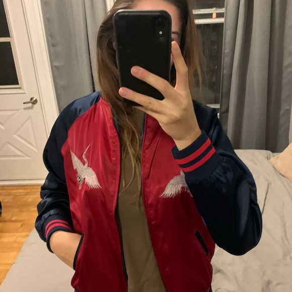 Reversible bomber jacket - Picture 3 of 8